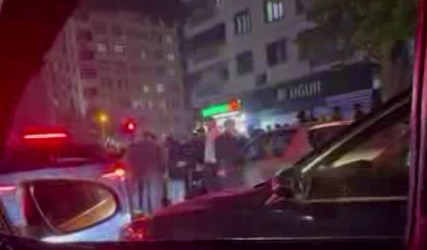 Diyarbakır’da Kaza Sonrası Kavga Kamerada