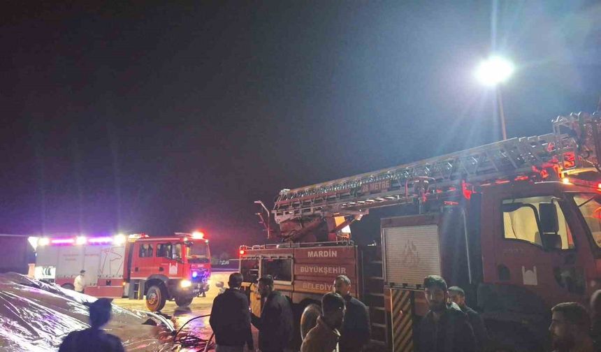 Mısır Kurutma Tesisinde Yangın