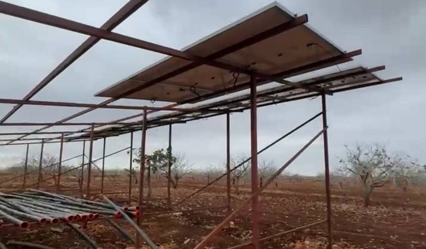 Bozova’da Güneş Panelleri Çalındı