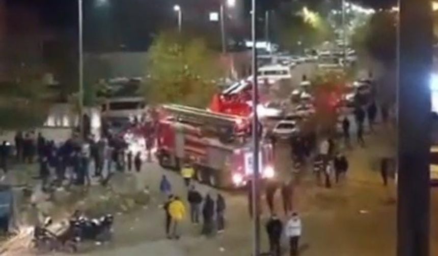 Apartman Yangınında 9 Kişi Hastaneye Kaldırıldı