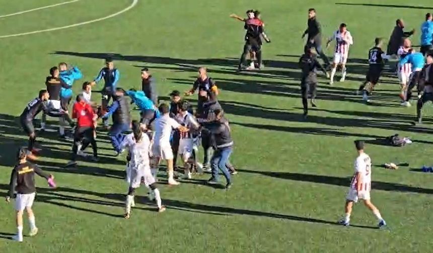 Amatör Küme Karşılaşmasında Tansiyon Yükseldi