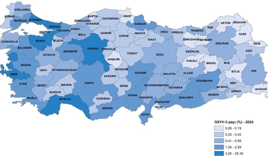 Bingöl’de GSYH 79.5 Milyar TL Olarak Açıklandı