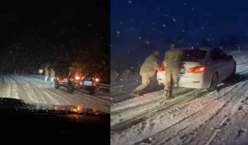 Muş’ta Yoğun Kar Yağışı Ulaşımı Aksattı