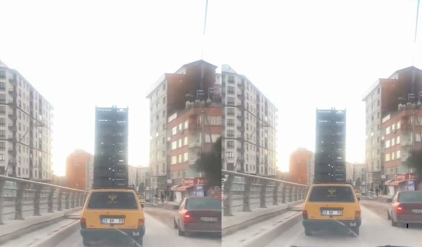 Elazığ’da Trafikte Tehlikeli Taşıma