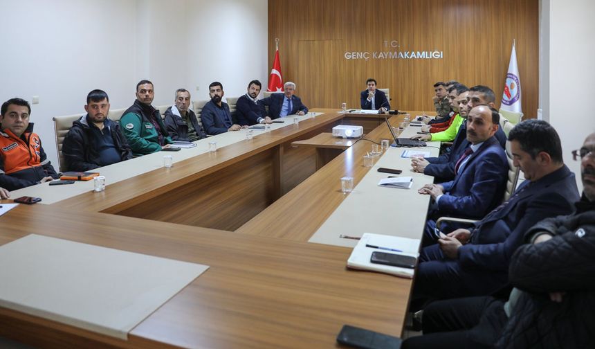 Bingöl'ün İlçesinde 'Kış Tedbirleri Toplantısı'
