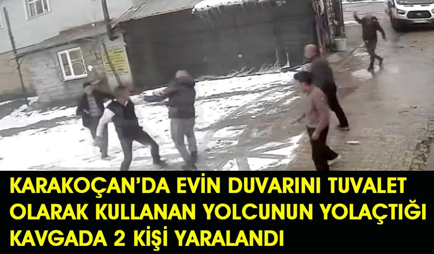 Evin Duvarına Tuvaletini Yapan Yolcu Kavgaya Yolaçtı: 2 Yaralı