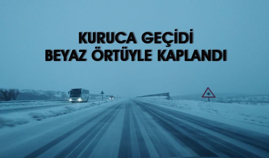 Bingöl Kuruca Geçidi Beyaz Örtüyle Kaplandı