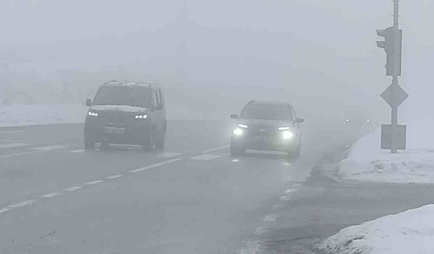 Bingöl'de Yoğun Sis Etkili Oldu