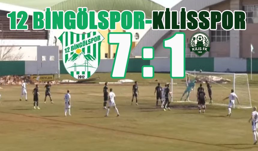 12 Bingölspor, Gol Oldu Yağdı: Puan Farkını 12 Yaptı