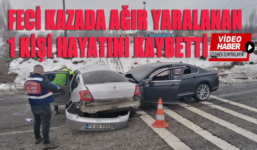 Genç Yolundaki Kazada Ağır Yaralanan 1 Kişi Hayatını Kaybetti