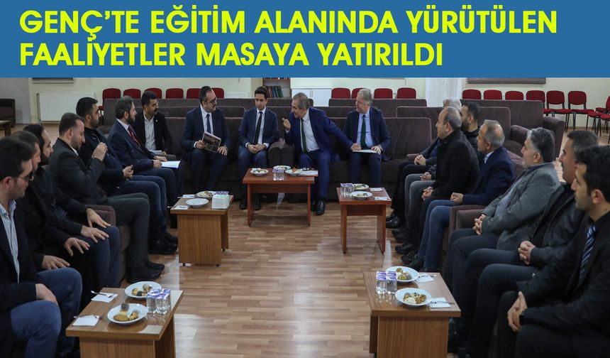 Bingöl’de ‘Eğitime Destek Koordinasyon Toplantısı’