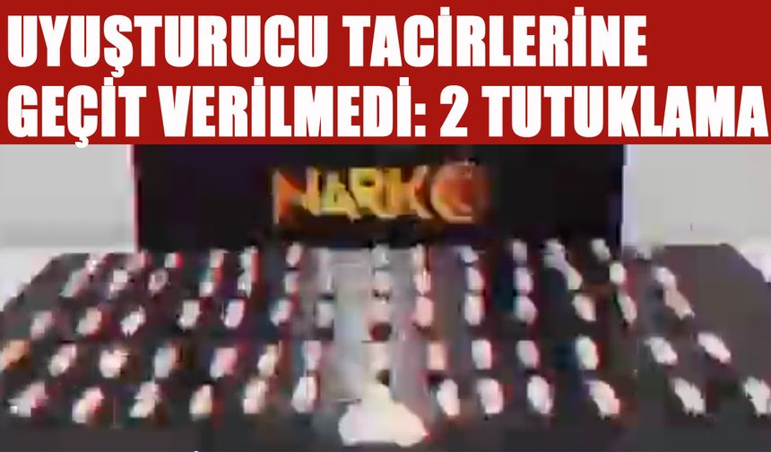 Bingöl’de Narkotik Operasyon: 2 Tutuklama