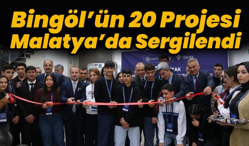 Bingöl’ün 20 Projesi Malatya’da Sergilendi