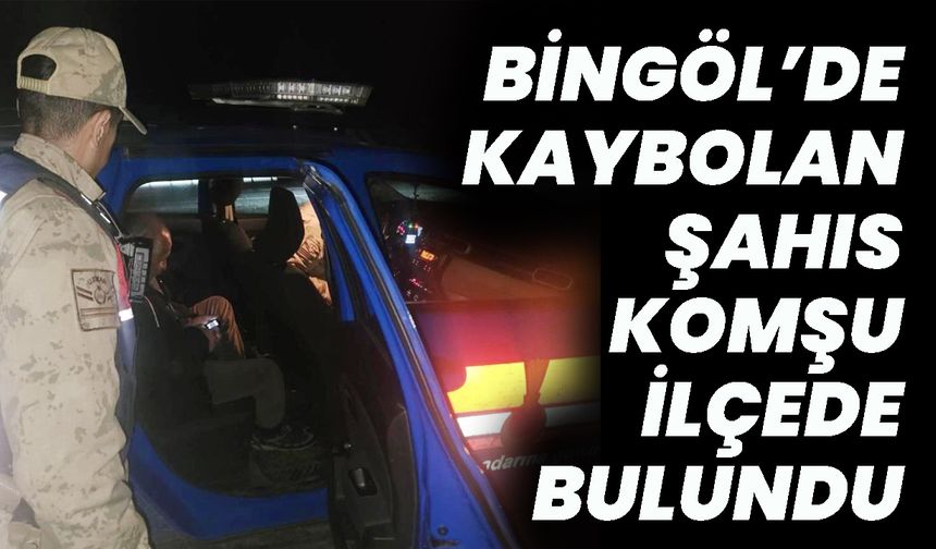 Bingöl’de Kaybolan Şahıs Karakoçan’da Bulundu