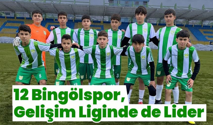 12 Bingölspor, Gelişim Liginde de Lider