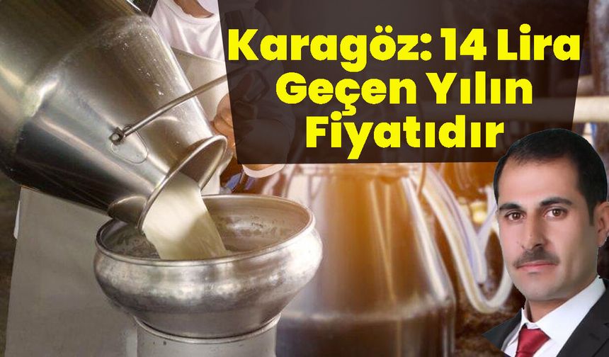 Karagöz: 14 Lira Geçen Yılın Fiyatıdır