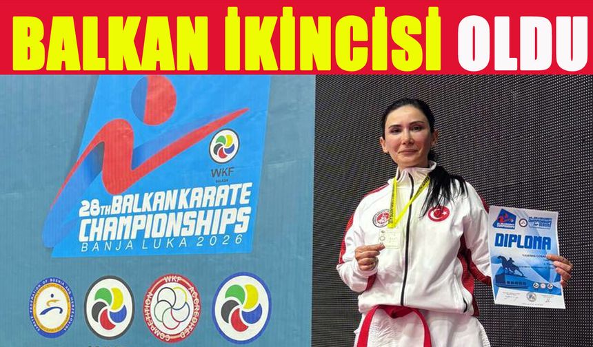 Bingöl’den Katıldı: Balkan İkincisi Oldu!