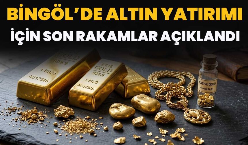 Bingöl’de Altın Yatırımı İçin Son Rakamlar Açıklandı