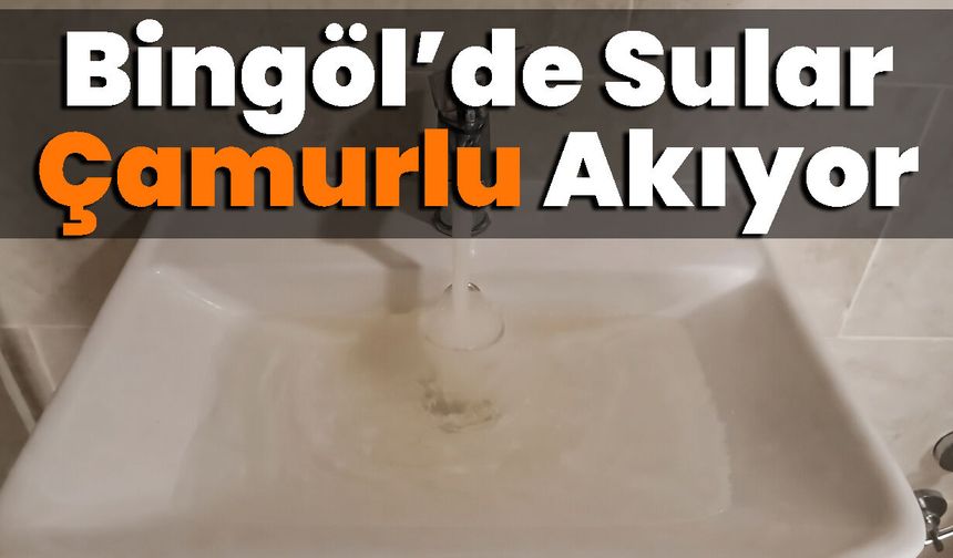 Bingöl’de Sular Çamurlu Akıyor
