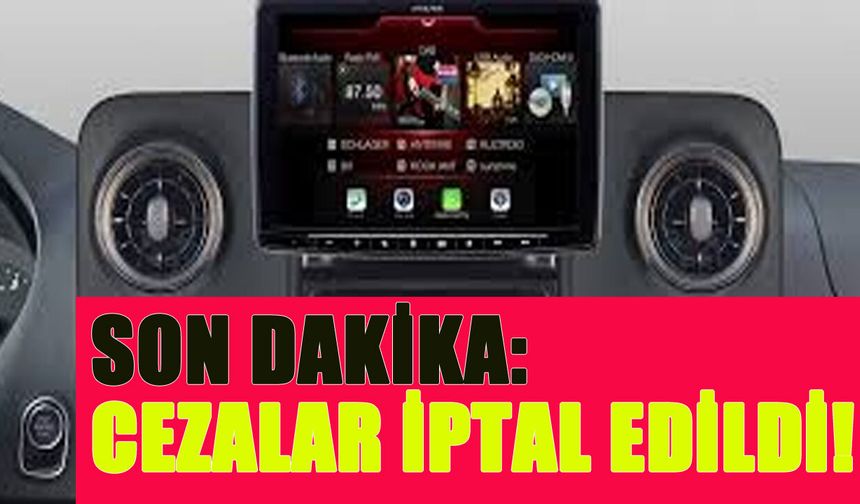 Son Dakika: O Cezalar İptal Edildi