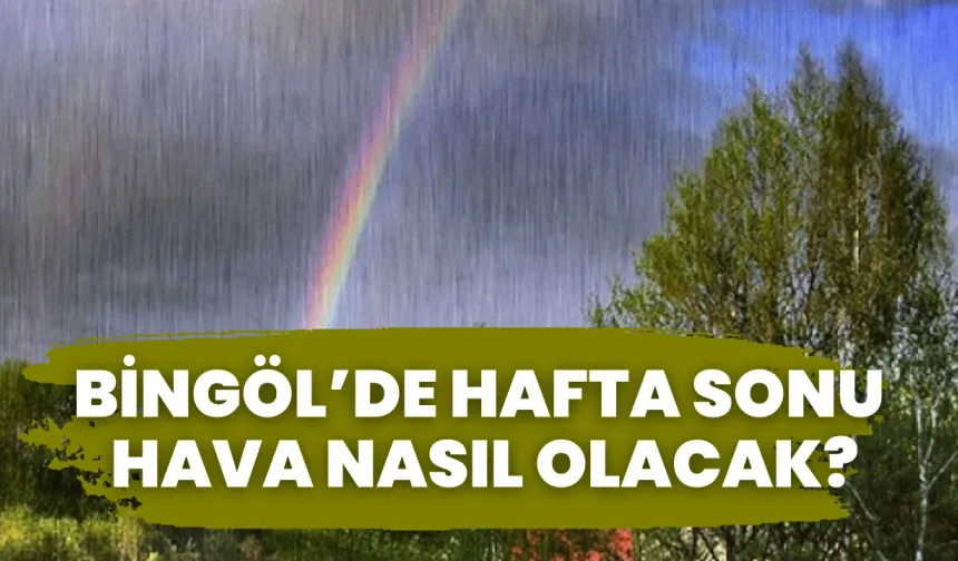 Hafta Sonu Bingöl’de Hava Nasıl Olacak?