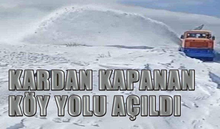 Bingöl'de Köy Yollarında Karla Mücadele Sürüyor