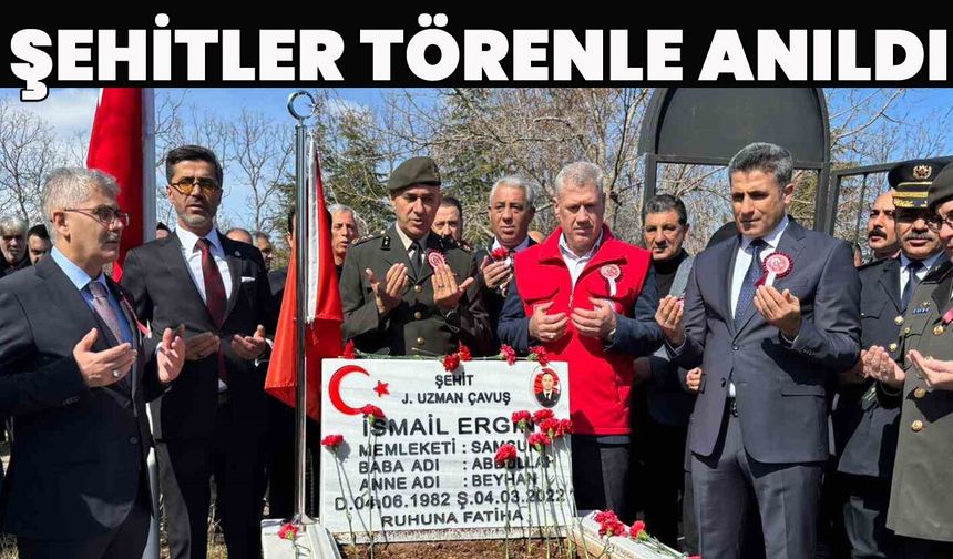 Bingöl'de Şehitler Tören ve Dualarla Anıldı
