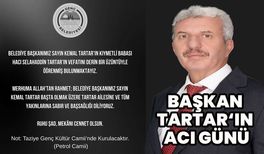 Bingöl'de Belediye Başkanı'nın Acı Günü