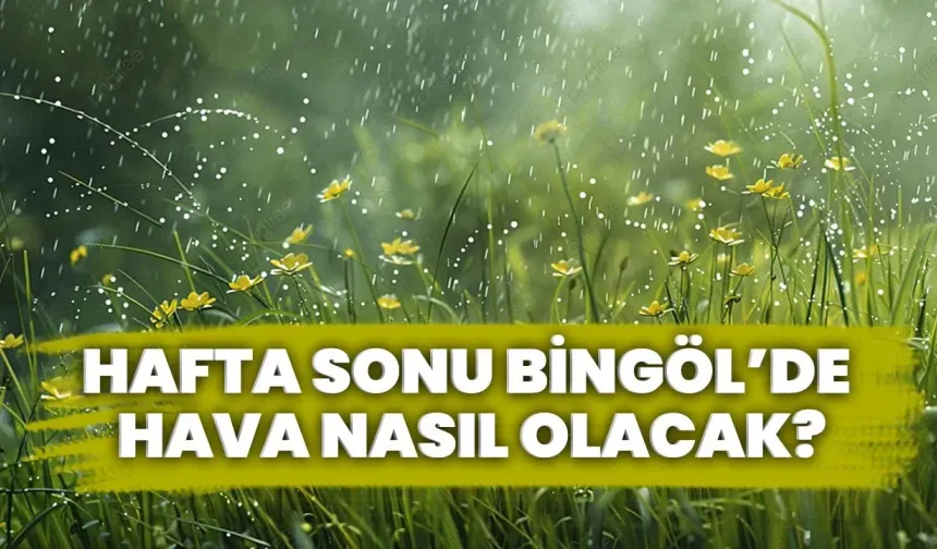 Bingöl’de Hafta Sonu Hava Nasıl Olacak?