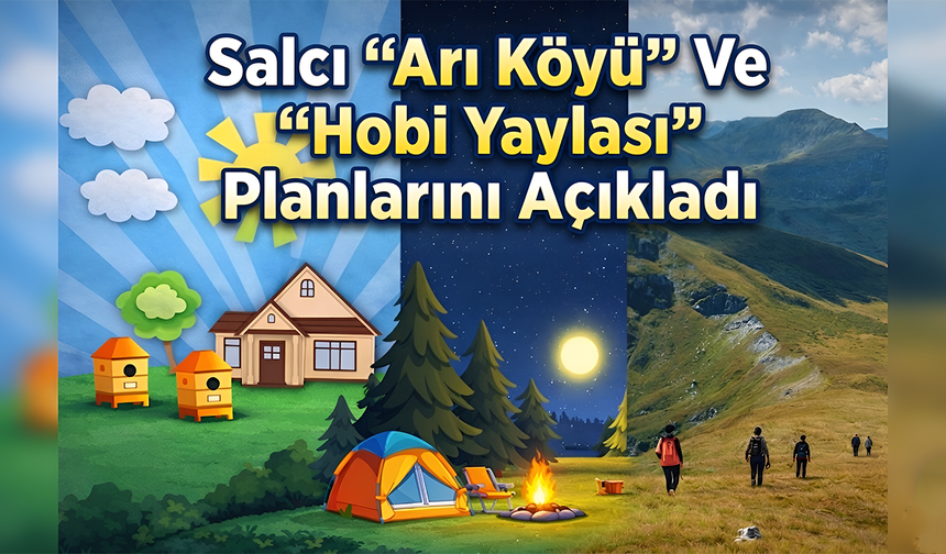 Salcı “Arı Köyü” Ve “Hobi Yaylası” Planlarını Açıkladı