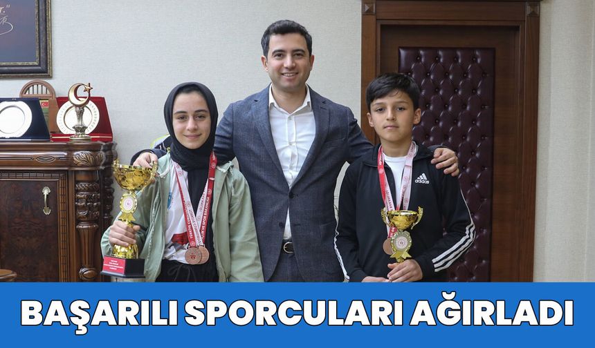 Kaymakam Güzel, Başarılı Sporcuları Ağırladı