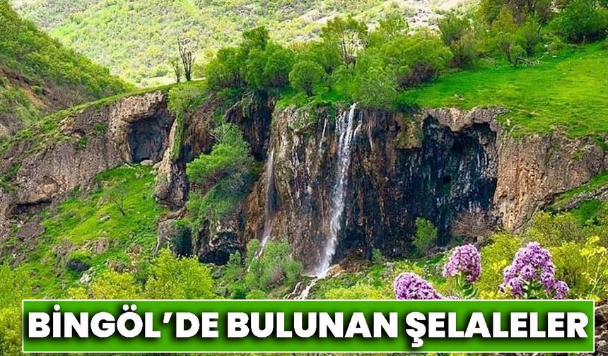 Bingöl’de Bulunan Şelaleler