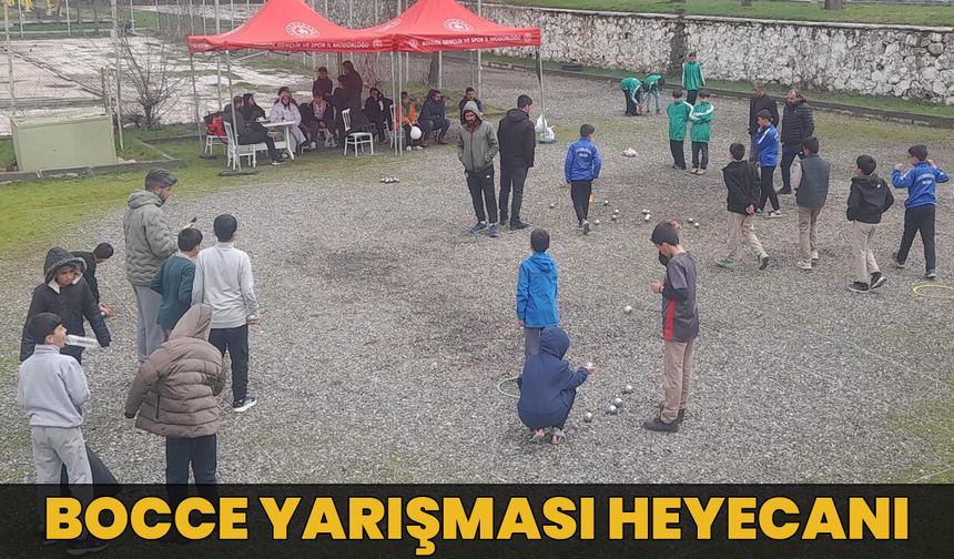 Bingöl’de Bocce Heyecanı Sona Erdi