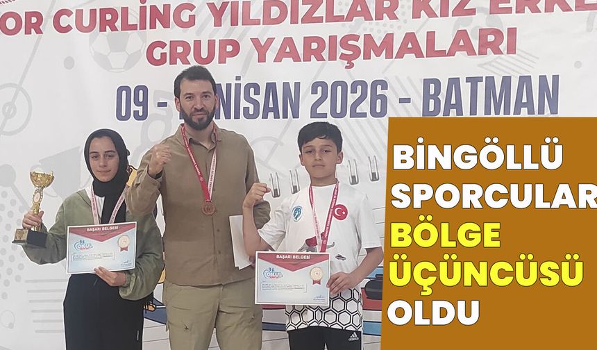 Bingöllü Sporcular, ‘Bölge Üçüncüsü’ Oldu