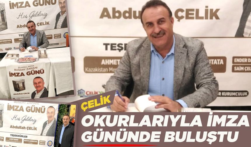 Bingöl'de 'Buğday Zamanı' ile Okurlarıyla Buluştu