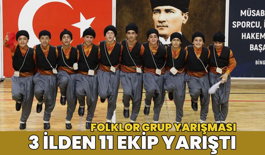 Bingöl’de Halk Oyunları Yarışması Heyecanı