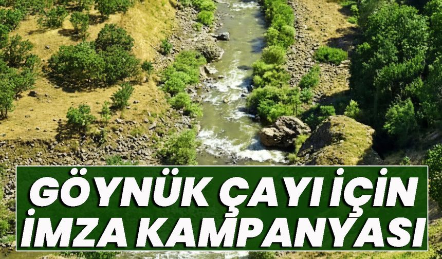 Göynük Çayı İçin İmza Kampanyası