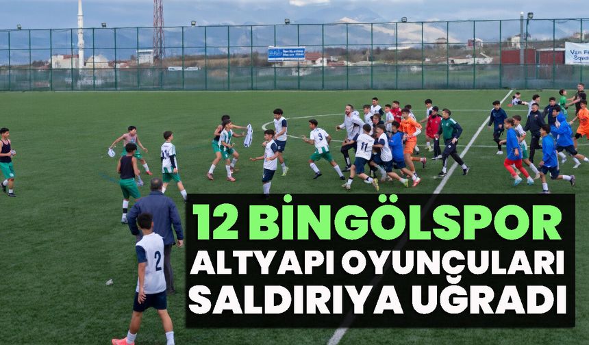 12 Bingölspor Altyapı Oyuncuları Saldırıya Uğradı