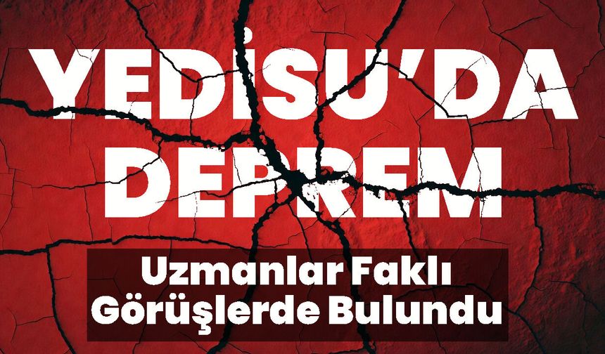 Yedisu'da Deprem: Uzmanlar Faklı Görüşlerde Bulundu