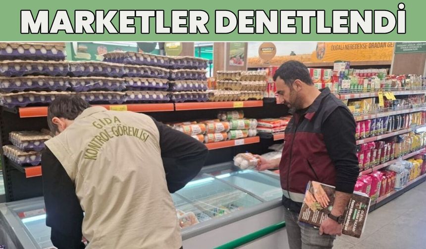 Bingöl'de Marketler Denetlendi