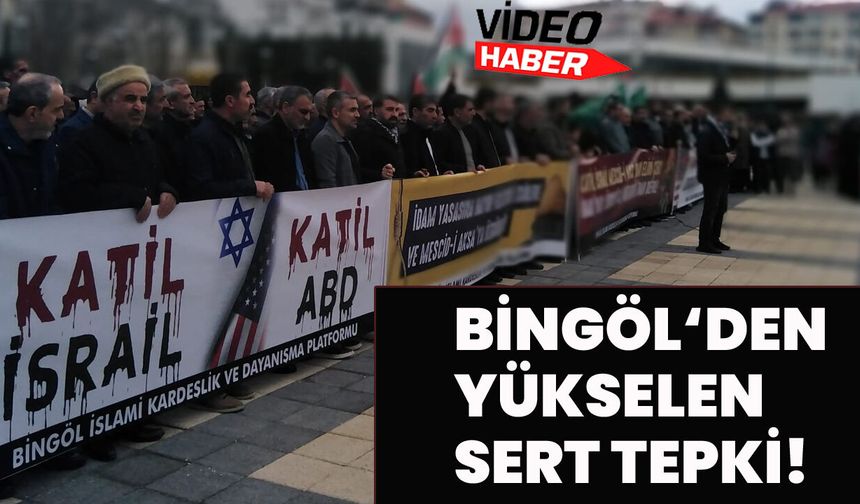 Filistinlilere İdam Kararına, Bingöl’den Tepki Yükseldi!
