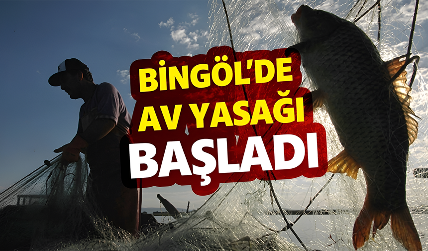 Bingöl’de Av Yasağı Başladı!