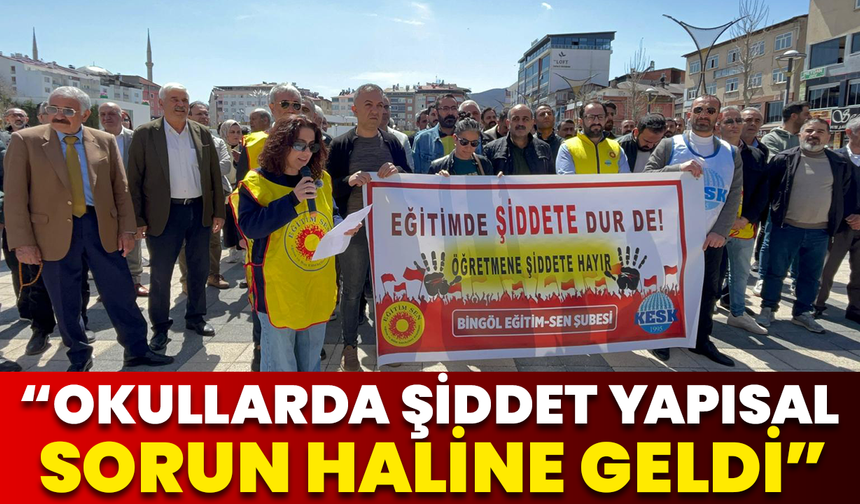 “Okullarda Şiddet Yapısal Sorun Haline Geldi”