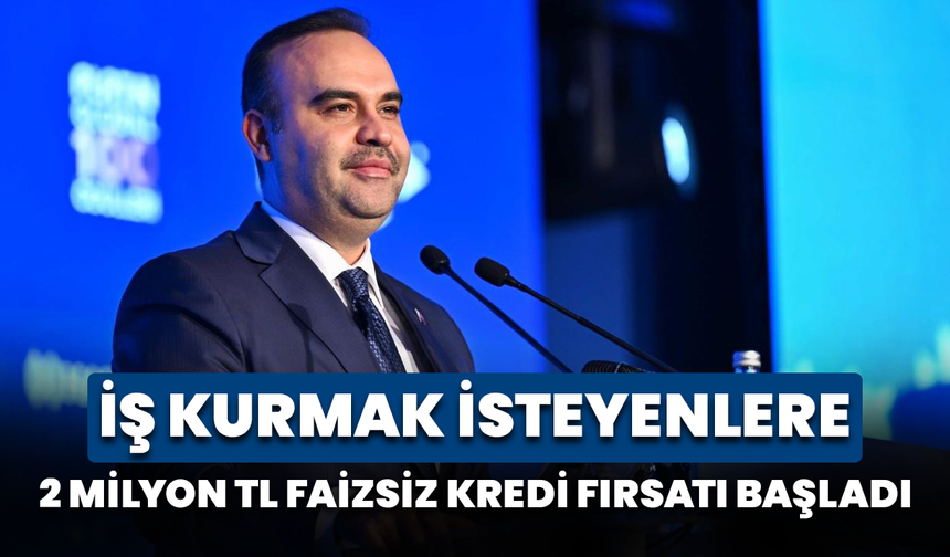 İş Kurmak İsteyenlere 2 Milyon TL Faizsiz Kredi Fırsatı Başladı