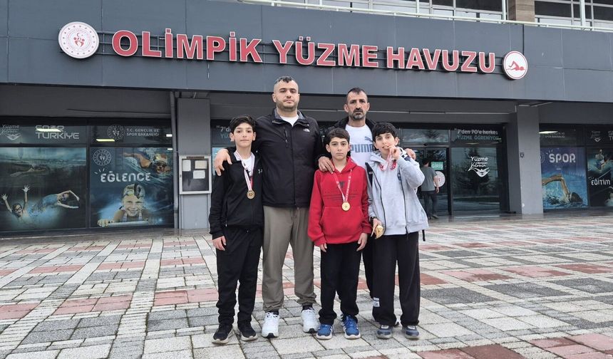 Bingöllü Yüzücüler Türkiye Finallerine Katılmaya Hak Kazandı