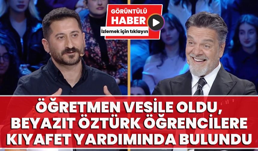 Beyazıt Öztürk’ten Emtağ İlkokulu Öğrencilerine Kıyafet Yardımı
