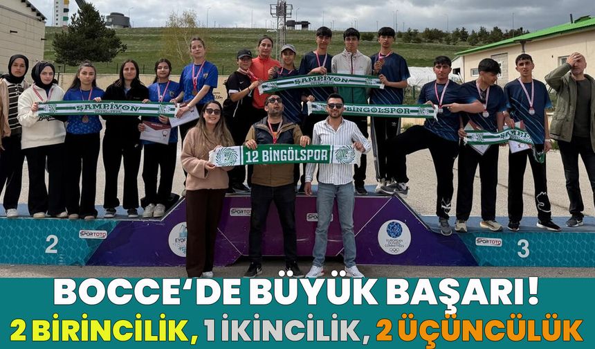 Bingöllü Boccecilerden Büyük Başarı!
