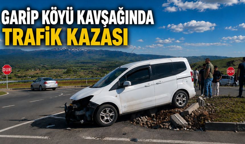 Garip Köyü Kavşağı'nda Trafik Kazası