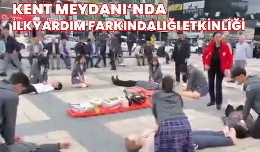 Bingöl Kent Meydanı’nda Temel İlkyardım Etkinliği