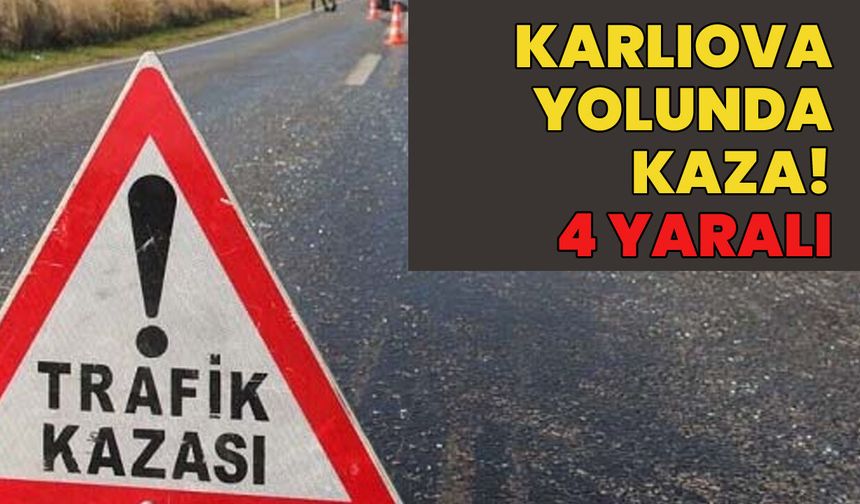 Bingöl Erzurum Yolunda Trafik Kazası: 4 Yaralı